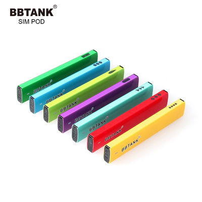 डिस्पोजेबल Vape पॉड डिवाइस BBTANK SIMPOD डिस्पोजेबल पॉड सिरेमिक कॉइल रिचार्जेबल vape