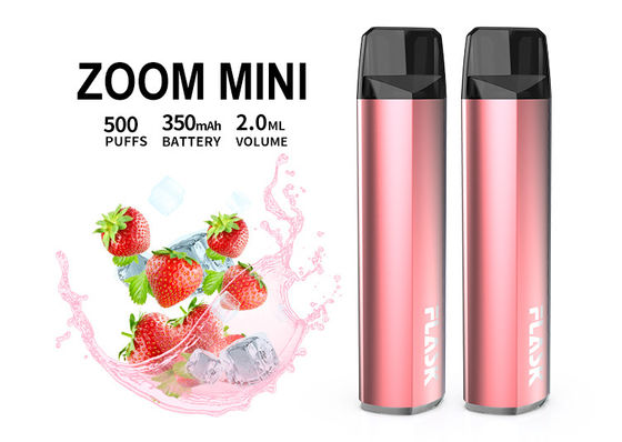 शुद्ध स्वाद 2.0ml 350mAh पॉड सिस्टम डिवाइस 500 पफ डिस्पोजेबल Vape
