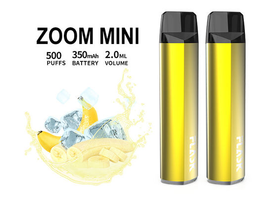 शुद्ध स्वाद 2.0ml 350mAh पॉड सिस्टम डिवाइस 500 पफ डिस्पोजेबल Vape