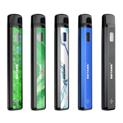 thc डिस्पोजेबल vape डिवाइस BBTANK 350mAh रिचार्जेबल बैटरी खाली Vape कार्ट्रिज