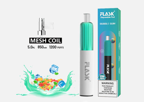 5.0ml 1200 पफ इलेक्ट्रॉनिक वेपराइज़र सिगरेट डिस्पोजेबल