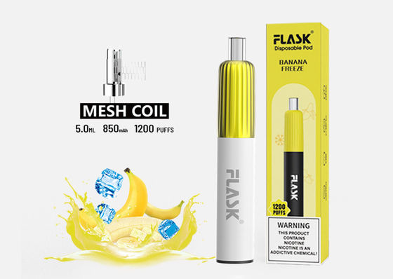 5.0ml 1200 पफ इलेक्ट्रॉनिक वेपराइज़र सिगरेट डिस्पोजेबल