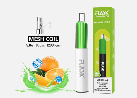 OEM 304SS 5g डिस्पोजेबल फ्लेवर्ड वेपोराइज़र पेन पॉड सिस्टम: