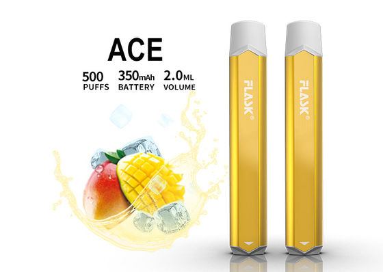 2ml 1.5oHM फ्लेवर्ड वेपराइज़र पेन, 500 पफ डिस्पोजेबल वेप