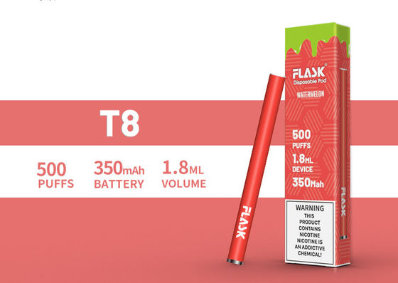 थोक 500puffs 12 फ्लेवर कैफीन / एनर्जी वेप स्टिक निकल्ट डिस्पोजेबल ई-सिगरेट