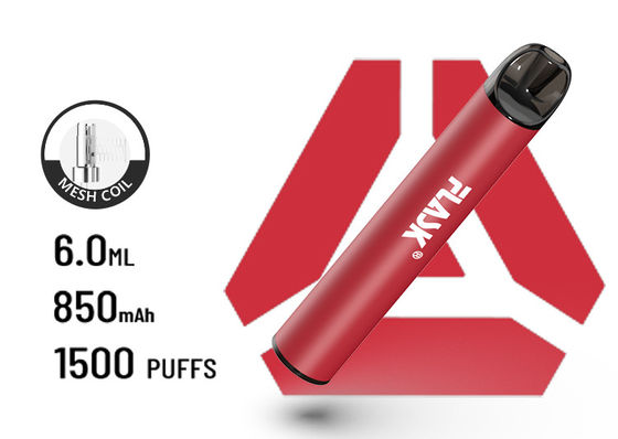 F900 P6 सबसे अच्छा AirFlow डिस्पोजेबल VapePen बड़ा पफ 1500puffs मेशकोइल बैटरी 850Mah क्षमता