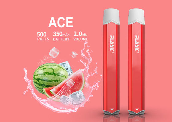 500puffs 350mAH ई सिगरेट वेपोराइज़र स्मोक निक साल्ट डिवाइस एल्युमिनियम एलॉय