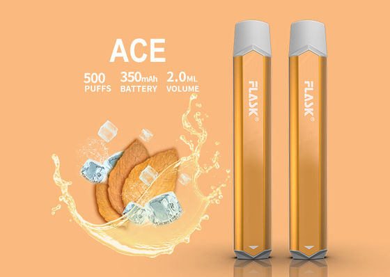 500puffs 350mAH ई सिगरेट वेपोराइज़र स्मोक निक साल्ट डिवाइस एल्युमिनियम एलॉय