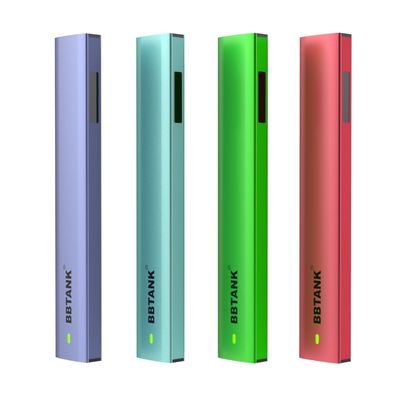 पोर्टेबल 3.7V THC डिस्पोजेबल Vape डिवाइस, 0.5ml डेल्टा 8 डिस्पोजेबल Vape