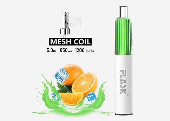 मेष कुंडल के साथ 3.7V 5ml डिस्पोजेबल पॉड वेपोराइज़र ई सिग स्टार्टर किट