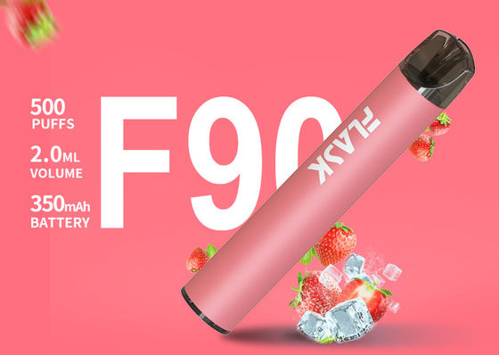 सीई 350mah डिस्पोजेबल वेप पॉड डिवाइस, 500puff इलेक्ट्रॉनिक तरल सिगरेट