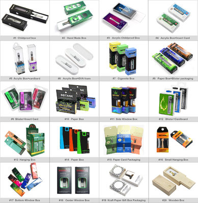 एफसीसी OEM पुनर्नवीनीकरण पेपरबोर्ड Vape बॉक्स पैकिंग मैट फाड़ना