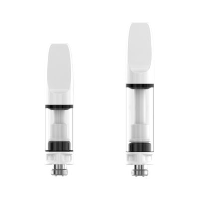 सफेद 0.5g खाली Vape सिरेमिक तेल कारतूस FCC प्रमाणन: