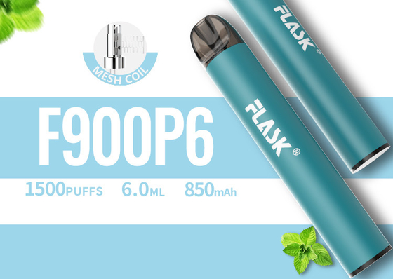 RGBvape SS304 Ecig 1500 पफ डिस्पोजेबल vape डिवाइसेज विथ मेश कॉइल