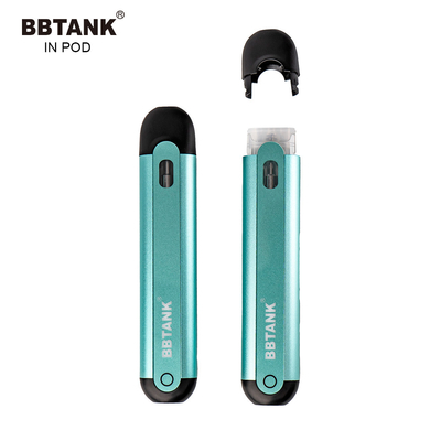 पॉड रिचार्ज में THC डिस्पोजेबल वेप BBTANK E-cig 350mah मोटी ऑयल पॉड सिस्टम डेल्टा 8 वेप पेन CBD ऑयल पेन