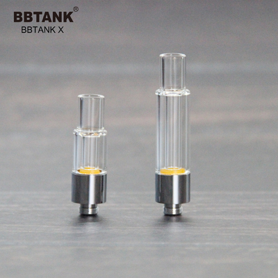 BBTANK कारखाना थोक मूल पूर्ण ग्लास कारतूस 0.5ml 1.0 2.0 ग्राम, 510 धागा, फिट वाइड रेंज चिपचिपापन तेल