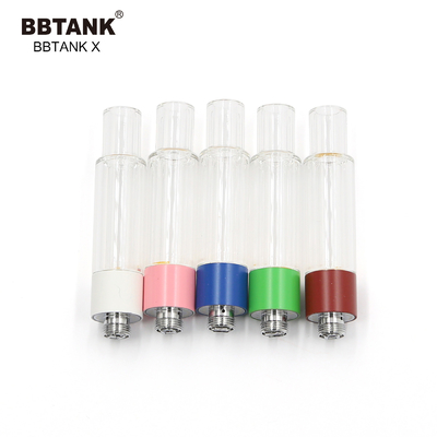 BBTANK कारखाना थोक मूल पूर्ण ग्लास कारतूस 0.5ml 1.0 2.0 ग्राम, 510 धागा, फिट वाइड रेंज चिपचिपापन तेल