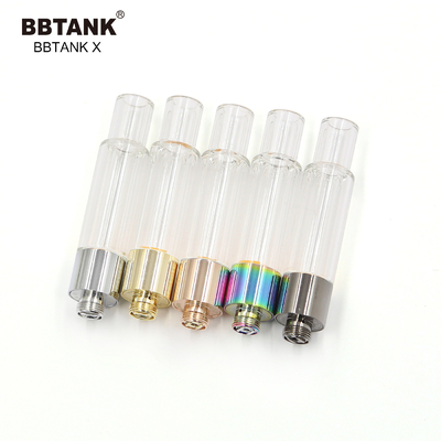 BBTANK कारखाना थोक मूल पूर्ण ग्लास कारतूस 0.5ml 1.0 2.0 ग्राम, 510 धागा, फिट वाइड रेंज चिपचिपापन तेल