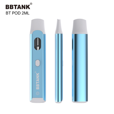 बटन सक्रिय THC डिस्पोजेबल Vape डिवाइस पिछले लंबे समय तक कोई क्लॉगिंग डिस्पोजेबल Vape