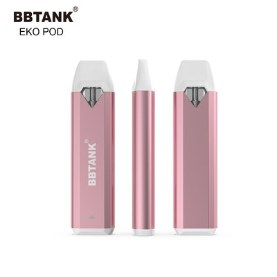 THC डिस्पोजेबल Vape डिवाइस सिरेमिक कॉइल 1ml रिचार्जेबल डिस्पोजेबल Vape