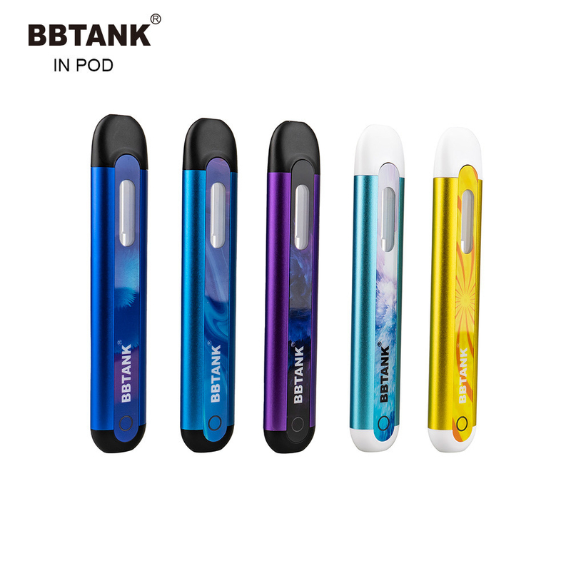 BBTANK 2 मिली मोटा तेल पेन डिस्पोजेबल lil vape पॉड डिवाइस POD में रिचार्जेबल कस्टम लोगो डेल्टा 8 ऑयल पॉड Vape पेन CBD